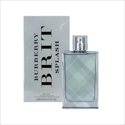 burberry brit splash eau de toilette für herren 200 ml